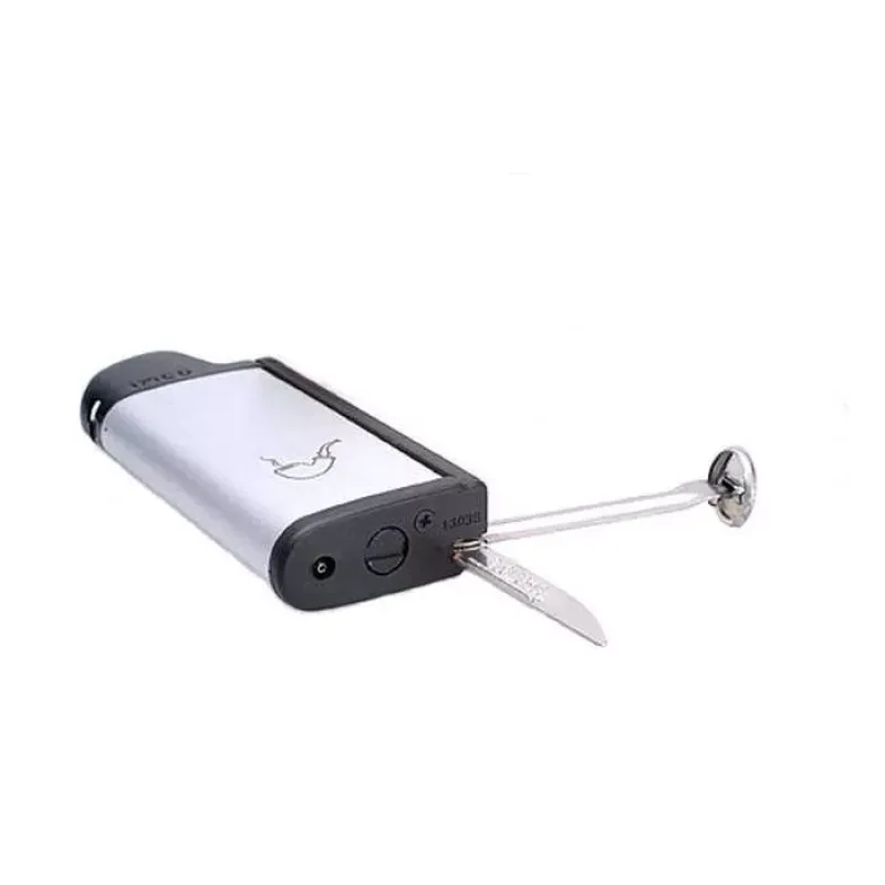 Зажигалка газовая кремниевая для трубки с инструментами IMCO Chic 4 Pipe Flint Silver серебристая (IM1800002)