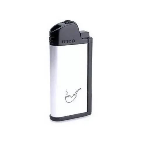 Зажигалка газовая кремниевая для трубки с инструментами IMCO Chic 4 Pipe Flint Silver серебристая (IM1800002)
