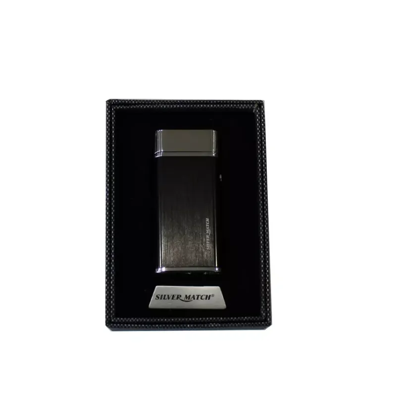 Зажигалка Silver Match BALHAM BLACK ELECTRONIC 2 ARC - DL1 с двойной электродугой Черный с серебристым (40674199)