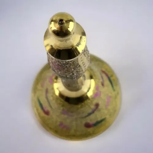 Інше Дзвіночок бронзовий із ручкою Н-21,5 см "Пташки на жовтому фоні" гравіювання (DN35951D)