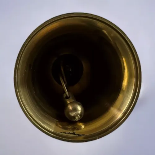 Інше Дзвіночок бронзовий із ручкою Н-21,5 см "Пташки на жовтому фоні" гравіювання (DN35951D)