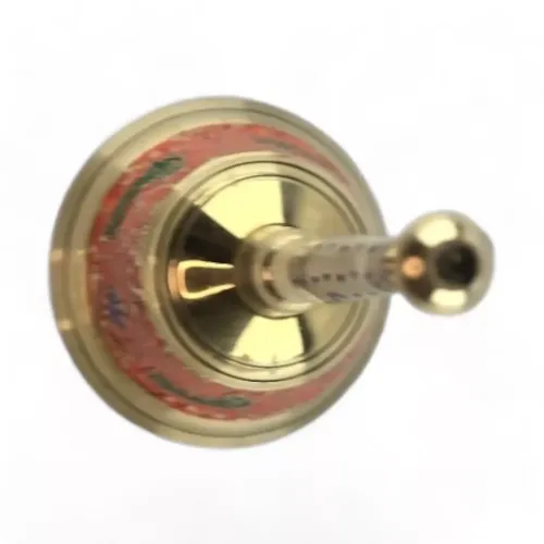 Другое Колокольчик с ручкой бронзовый H -12,5 см "Птицы на оранжевом фоне" гравировка (DN25806P)