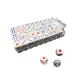 Кубики (дайсы) Кости игральные 100 штук 15х15х15 мм, пластик (14,7x7,3 x2,9 см) запайка пленка (DN36195)