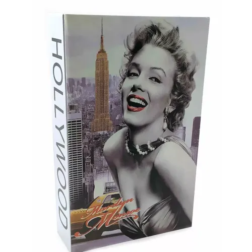 Книги-сейфы Книга-сейф "Marilyn Monroe" металл, пластик, серый (24,5х16х5,5 см) (DN32007B)