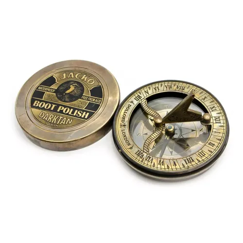 Компаси, лупи Компас с солнечными часами бронзовый None (DN23473)