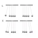 Приниматели решений и антистрессы Маятник антистресс Шары Ньютона инерционные (17х14,5х11 см)пластик, металл, коричневые (DN18017)