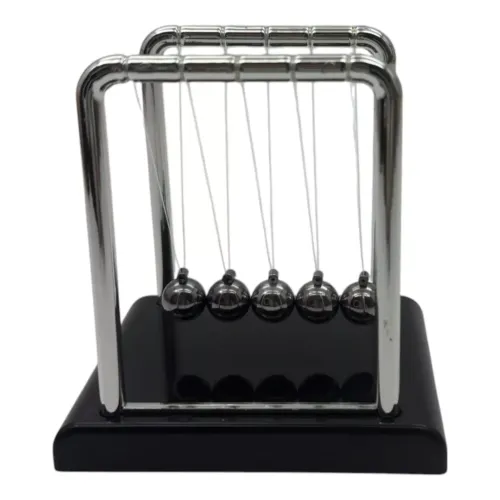 Приниматели решений и антистрессы Маятник Шары Ньютона мини антистресс инерционные (9,3х9х9 см) черные (DN19357N1)