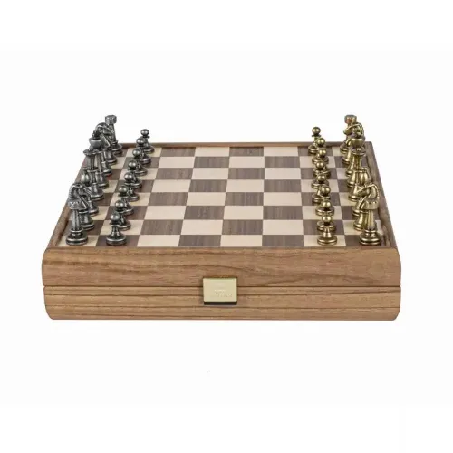 Шахи Шахи Manopoulos Staunton класичні фігури 27х27 см Коричневий (SKW32Z30K)