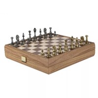 Шахи Manopoulos Staunton класичні фігури 27х27 см Коричневий (SKW32Z30K)