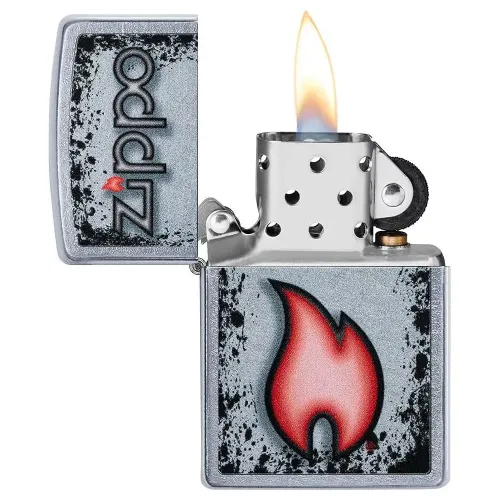 Бензинові запальнички Запальничка бензинова Zippo Flame Design (49576) Бензинові запальнички Запальничка бензинова Zippo Flame Design (49576)