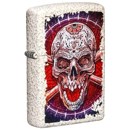 Бензиновые зажигалки Зажигалка бензиновая Zippo Skull Design (49410) Бензиновые зажигалки Зажигалка бензиновая Zippo Skull Design (49410)