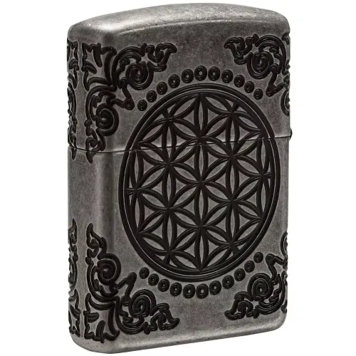 Бензиновые зажигалки Зажигалка бензиновая армированная ZIPPO Armor® Tree of Life (29670) Бензиновые зажигалки Зажигалка бензиновая армированная ZIPPO Armor® Tree of Life (29670)
