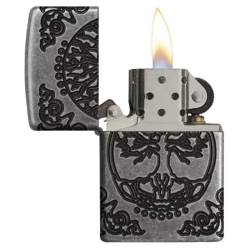 Бензиновые зажигалки Зажигалка бензиновая армированная ZIPPO Armor® Tree of Life (29670) Бензиновые зажигалки Зажигалка бензиновая армированная ZIPPO Armor® Tree of Life (29670)