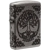 Зажигалка бензиновая армированная ZIPPO Armor® Tree of Life (29670) Зажигалка бензиновая армированная ZIPPO Armor® Tree of Life (29670)
