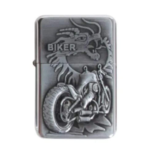 Бензинові запальнички Запальничка бензинова Champ Bike Lighter дракон та байк (40400300B) Бензинові запальнички Запальничка бензинова Champ Bike Lighter дракон та байк (40400300B)
