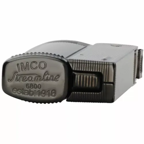 Бензинові запальнички Запальничка бензинова IMCO Streamline 6800P Oil black nickel збройний хром (IM1800072)