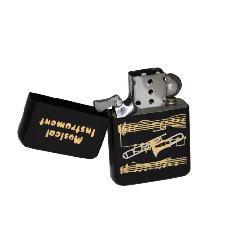 Бензиновые зажигалки Зажигалка бензиновая STAR Черная (23614STAR)