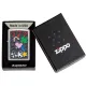 Бензиновые зажигалки Зажигалка бензиновая ZIPPO All Luck Design, матовый хром (48682)