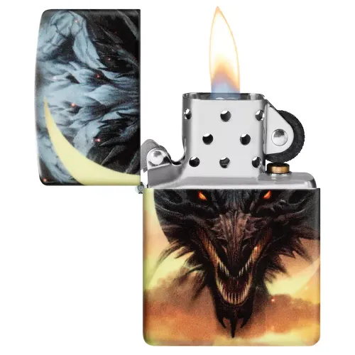 Бензиновые зажигалки Зажигалка бензиновая Zippo Dragon Design (48934)