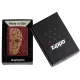 Бензинові запальнички Запальничка бензинова ZIPPO Reg Merlot Matte Geometric Skull Design червоний (46835)