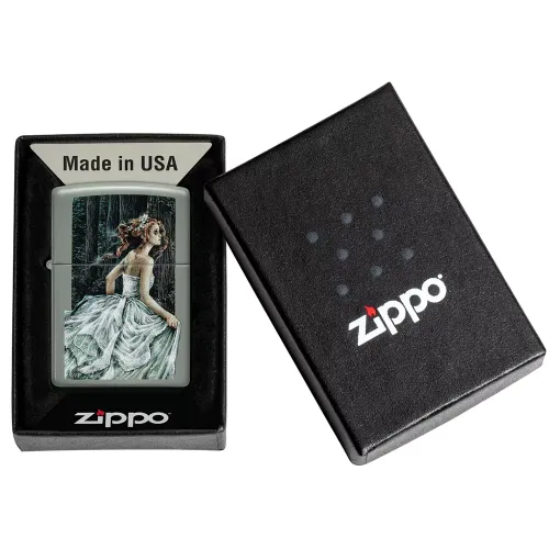 Бензиновые зажигалки Зажигалка бензиновая Zippo Victoria Frances (48971)