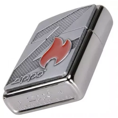 Бензиновые зажигалки Зажигалка бензиновая ZIPPO Z Flame, подарочная бархатная коробочка (29104)