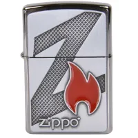 Зажигалка бензиновая ZIPPO Z Flame, подарочная бархатная коробочка (29104)