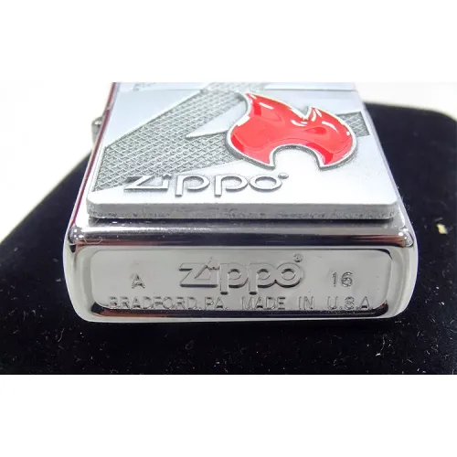 Бензиновые зажигалки Зажигалка бензиновая ZIPPO Z Flame, подарочная бархатная коробочка (29104)
