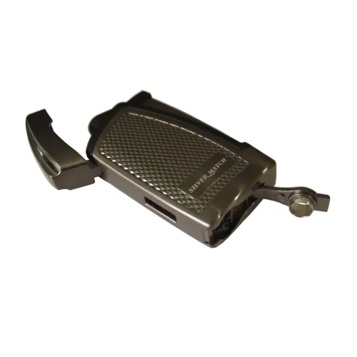 Газові запальнички Запальничка для сигар газова подвійне турбо, пробійник Silver Match Bowroad чорний лід (40674273DRI)