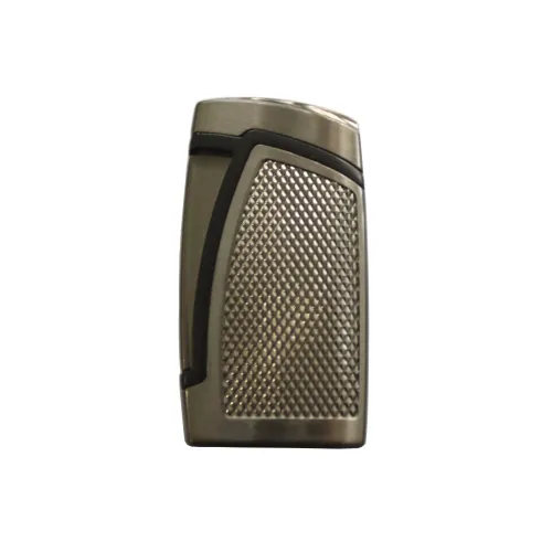 Газові запальнички Запальничка для сигар газова подвійне турбо, пробійник Silver Match Bowroad чорний лід (40674273DRI)