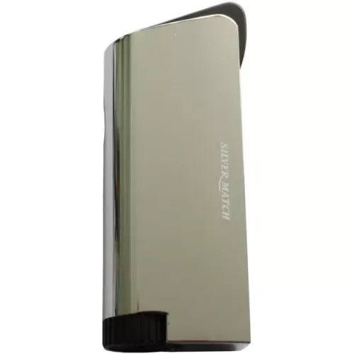 Бензинові запальнички Запальничка Silver Match Sm Bank Classic Blueflame Lighter хром глянсовий (40674271SLG)