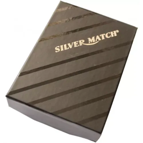 Бензинові запальнички Запальничка Silver Match Sm Bank Classic Blueflame Lighter хром глянсовий (40674271SLG)