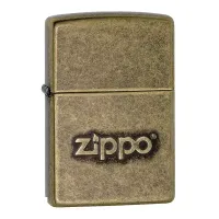 Зажигалка Zippo Antique Brass Stamped (28994) Зажигалка Zippo Antique Brass Stamped (28994)
