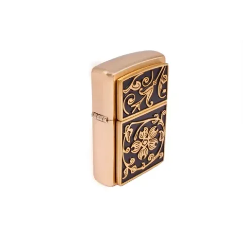 Бензинові запальнички Запальничка Zippo Gold Floral Flourish Gold (20903)