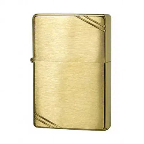 Бензинові запальнички Запальничка ZIPPO Vintage Brushed Brass Gold (240)