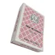 Карты игральные пластиковые 56 шт "Jeux De Cartes RAMI" красная рубашка 4 индекса (DN36199)