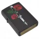 Зажигалка бензиновая ZIPPO Rose Dagger Tattoo Design Black Crackle®, черный(49778)