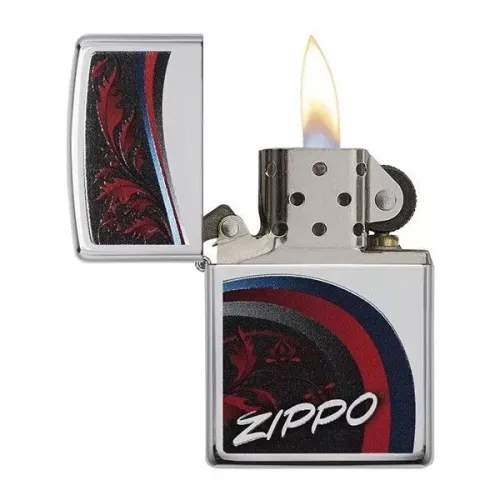 Зажигалка бензиновая Zippo Satin and Chrome Серебристая (29415)