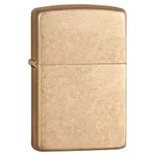 Зажигалка бензиновая армированная ZIPPO Armor® Gold Tumbled Brass золотистая (28496)