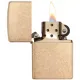 Зажигалка бензиновая армированная ZIPPO Armor® Gold Tumbled Brass золотистая (28496)