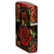 Зажигалка бензиновая ZIPPO Red Roses Design 540 Fusion черный, красный (46849)