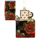 Зажигалка бензиновая ZIPPO Red Roses Design 540 Fusion черный, красный (46849)