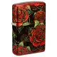 Зажигалка бензиновая ZIPPO Red Roses Design 540 Fusion черный, красный (46849)