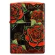 Зажигалка бензиновая ZIPPO Red Roses Design 540 Fusion черный, красный (46849)