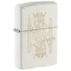 Зажигалка бензиновая Zippo 214 King Queen Design Белая (49847)