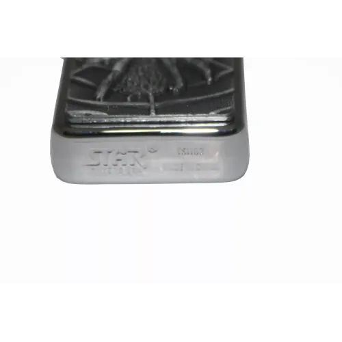 Зажигалка бензиновая STAR SPIDER Silver (23585STAR)