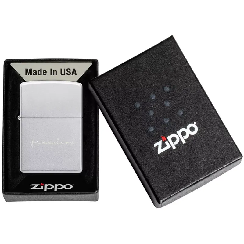 Зажигалка бензиновая Zippo Freedom Design (46358)