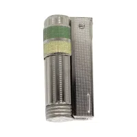 Зажигалка бензиновая IMCO Super 6700 Triplex Oil chrome yellow-green Two Tone хром, желто-зеленая (IM1800084)