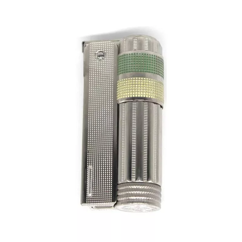 Зажигалка бензиновая IMCO Super 6700 Triplex Oil chrome yellow-green Two Tone хром, желто-зеленая (IM1800084)