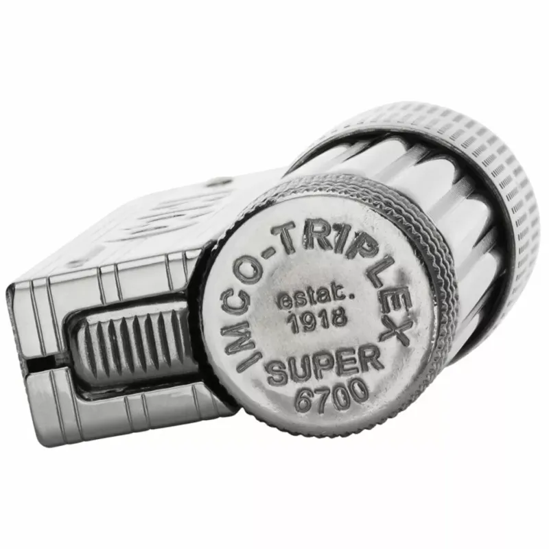 Зажигалка бензиновая IMCO Super 6700 Triplex Oil chrome yellow-green Two Tone хром, желто-зеленая (IM1800084)